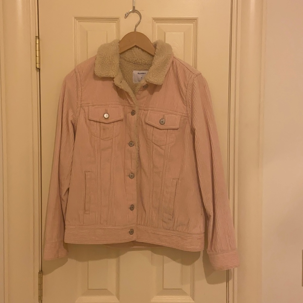 Pink Old Navy Corduroy Fleece